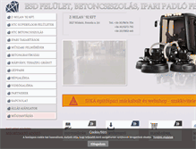 Tablet Screenshot of betoncsiszolas.com